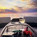 Pontoon Ride at Suneset